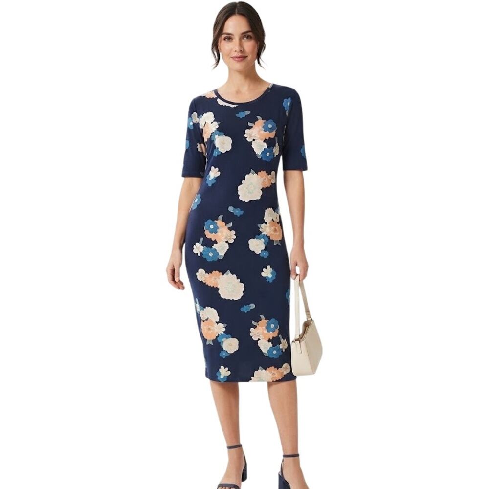 LuLaRoe Julia Mini Dress Floral Business Casual Plus Size XL